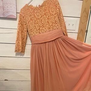Dainty Jewells English Manor Dress in Apricot